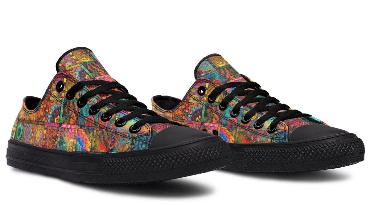 Blotter Quilt Low Top Shoes