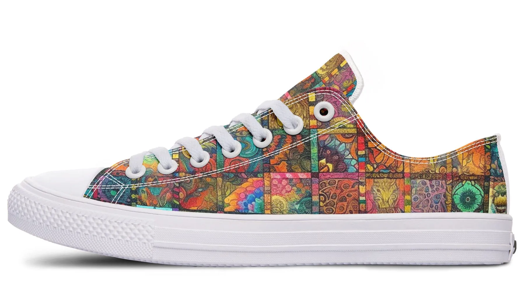 Blotter Quilt Low Top Shoes