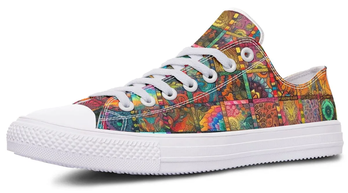 Blotter Quilt Low Top Shoes