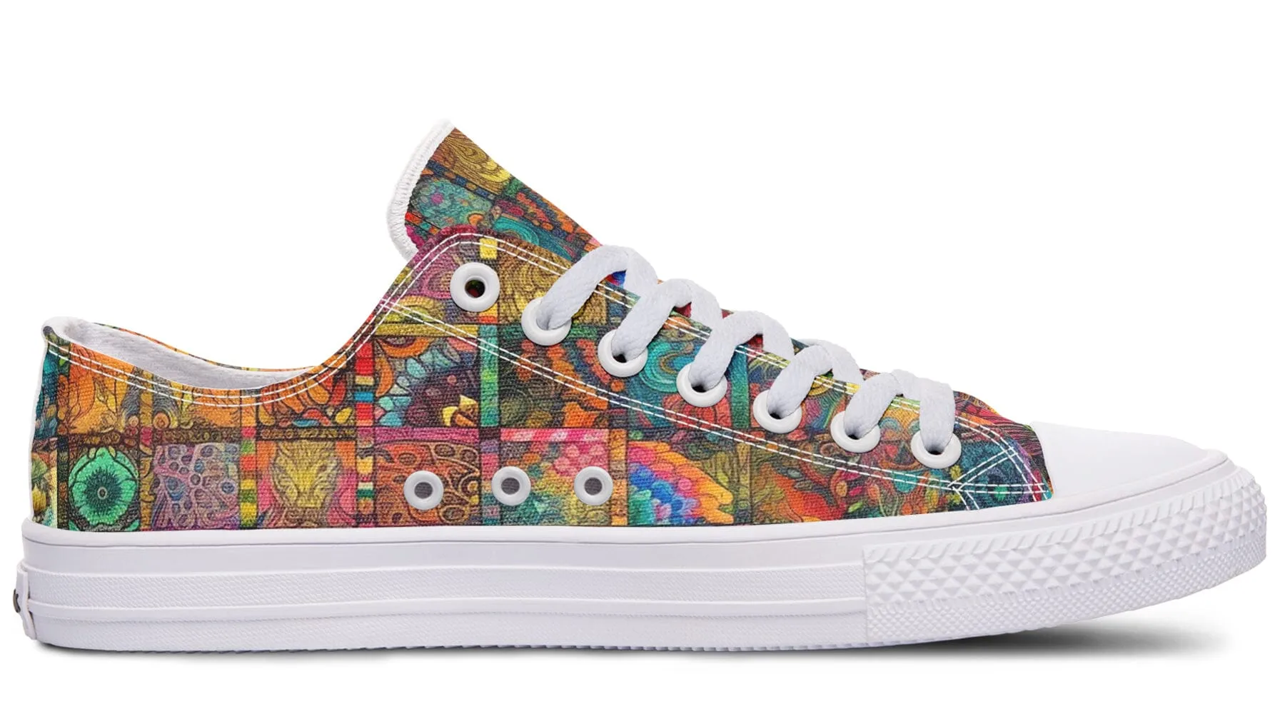 Blotter Quilt Low Top Shoes