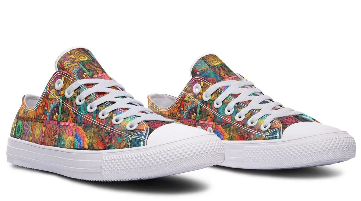 Blotter Quilt Low Top Shoes