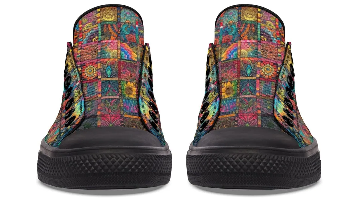 Blotter Quilt Low Top Shoes