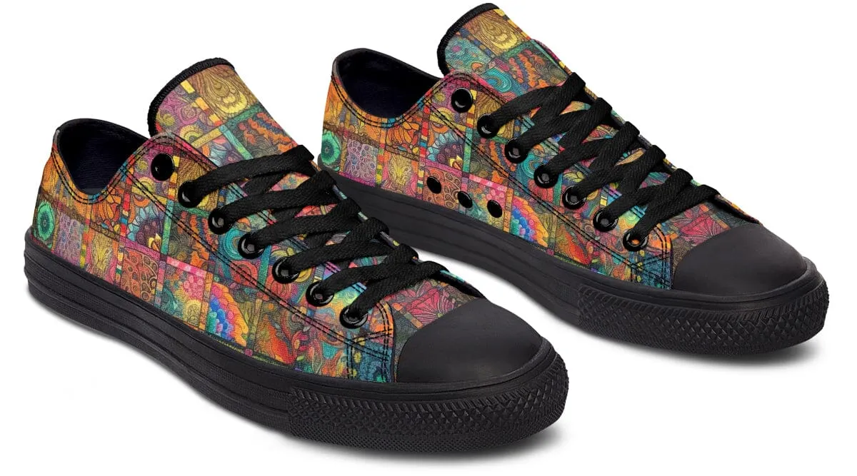 Blotter Quilt Low Top Shoes