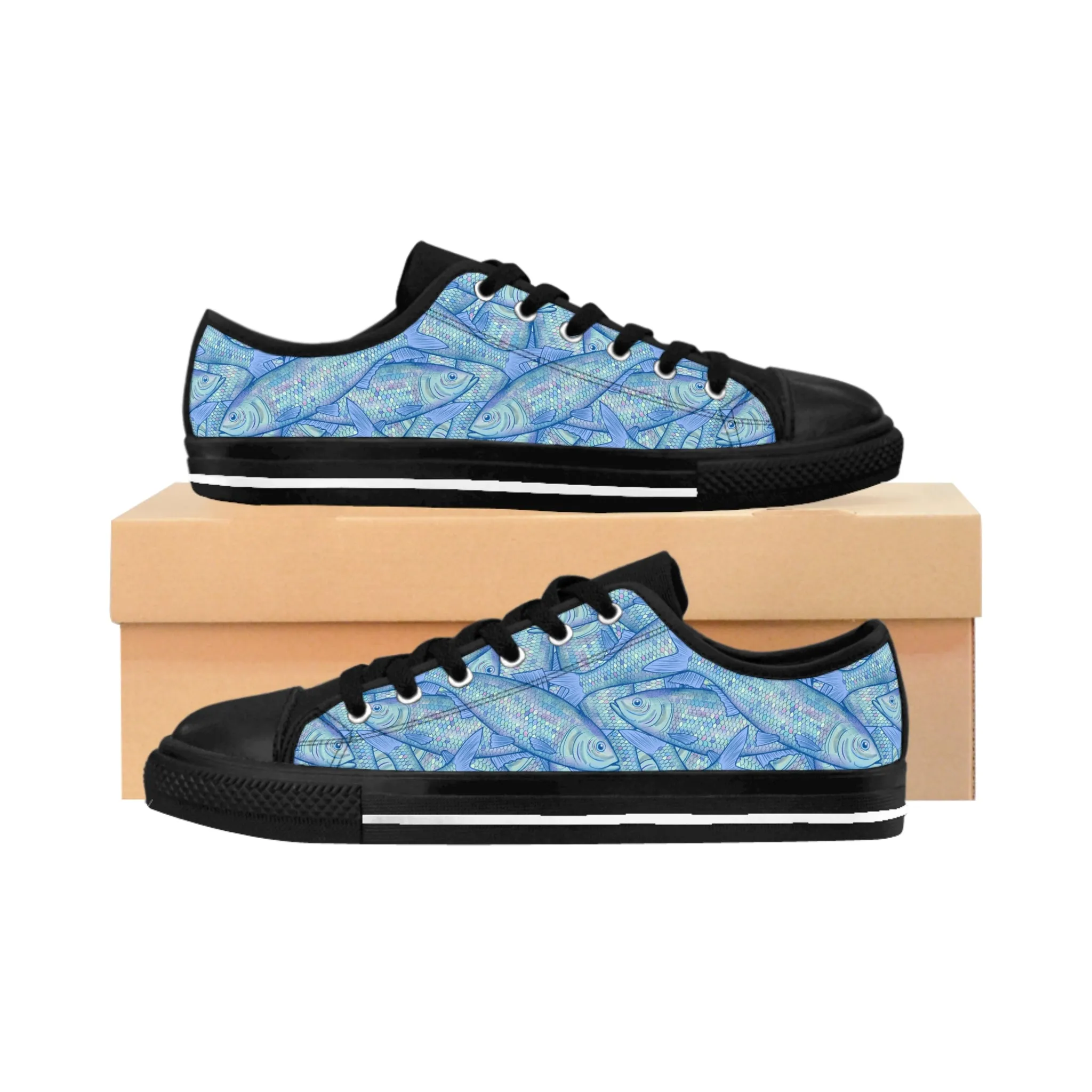 Blue Herring Fish Women's Sneakers