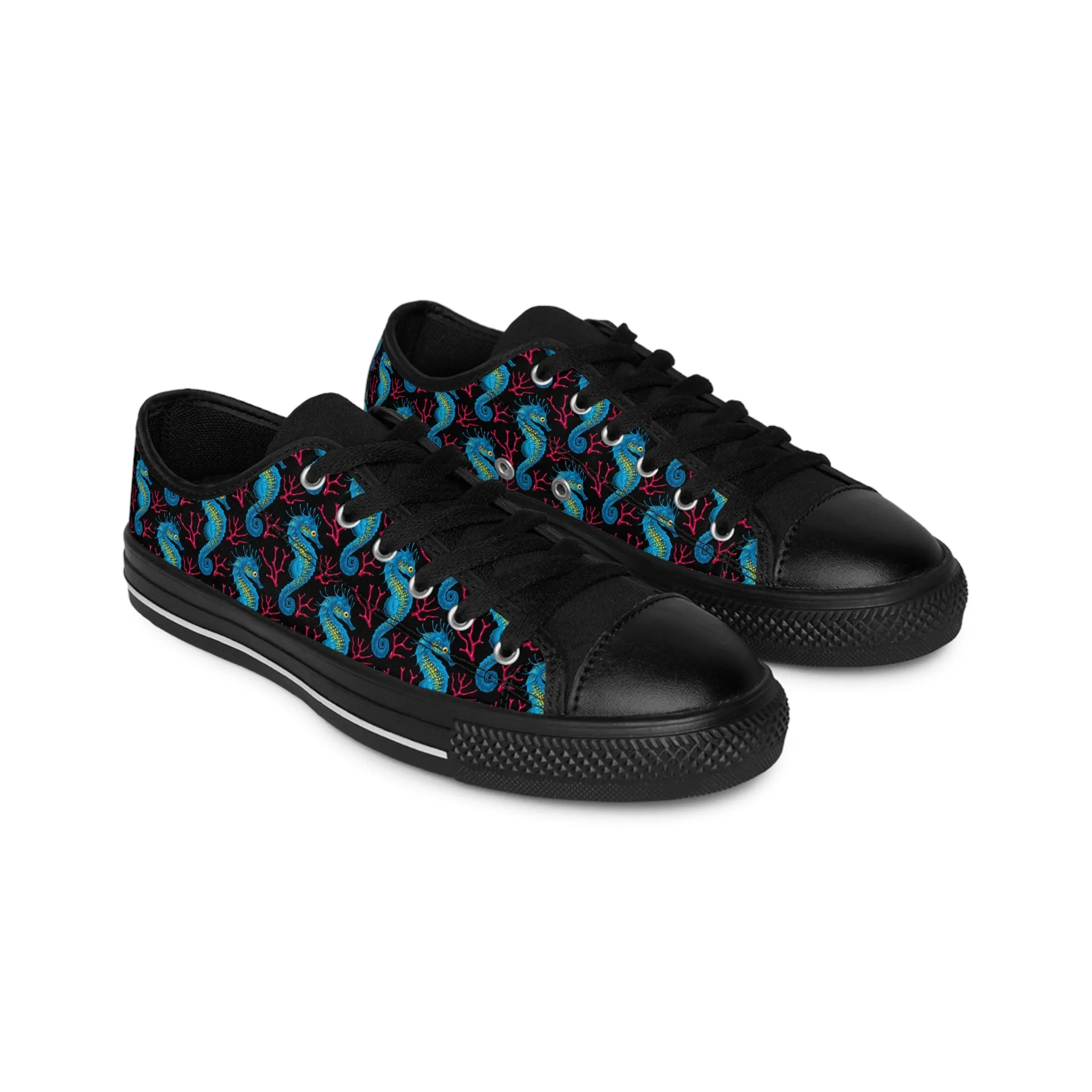 Blue Seahorses Men's Sneakers