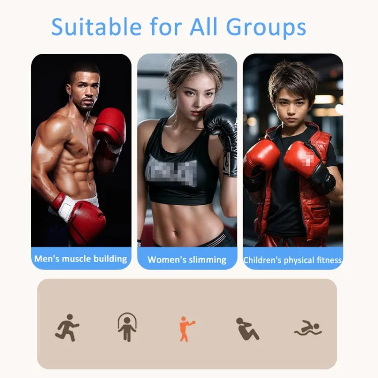 Bluetooth Music Boxing Machine Countable Rechargeable Fitness Equipment Without Gloves Blue