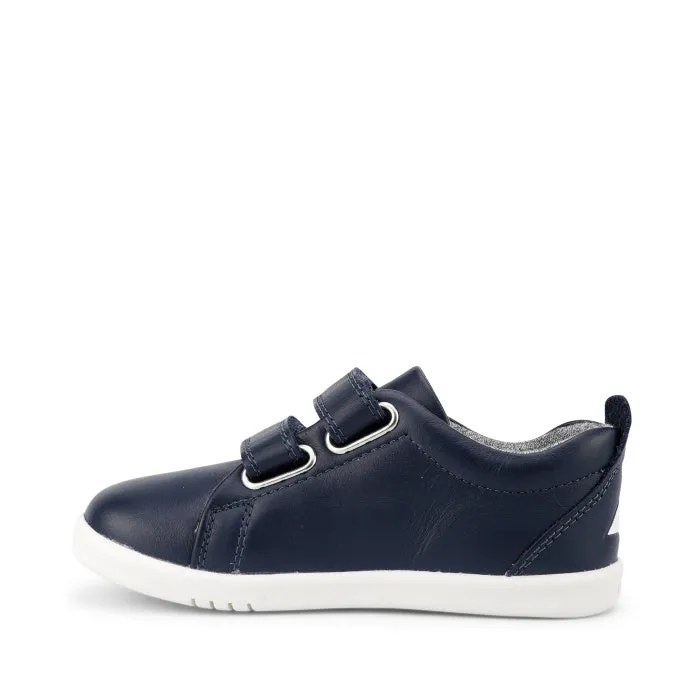 Bobux Iwalk Grass Court Navy Leather Trainer 633742