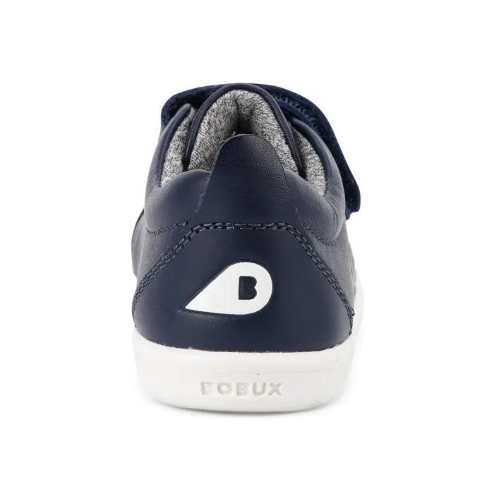 Bobux Iwalk Grass Court Navy Leather Trainer 633742