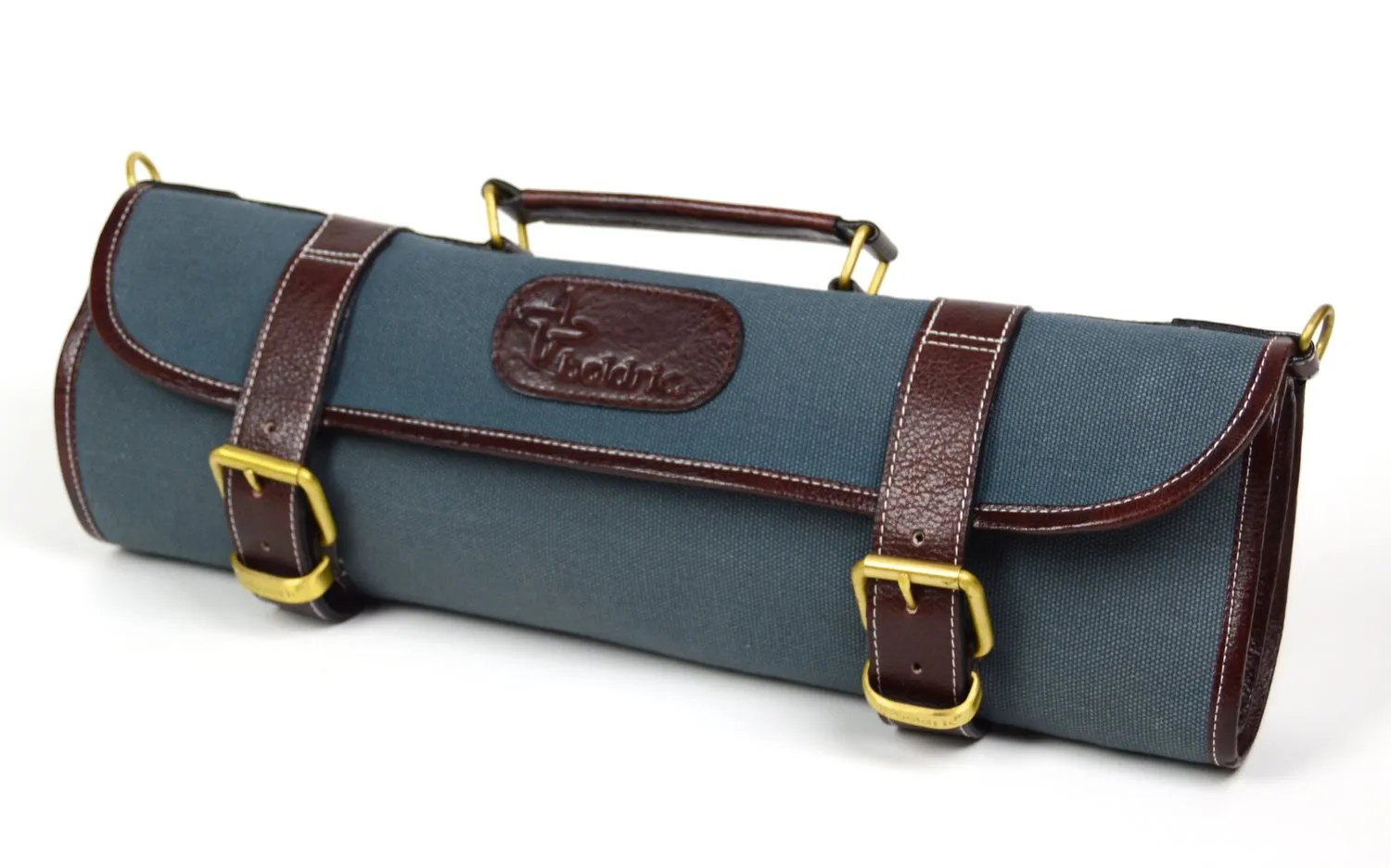 Boldric Abalone 9 pocket Canvas Roll Knife Bag