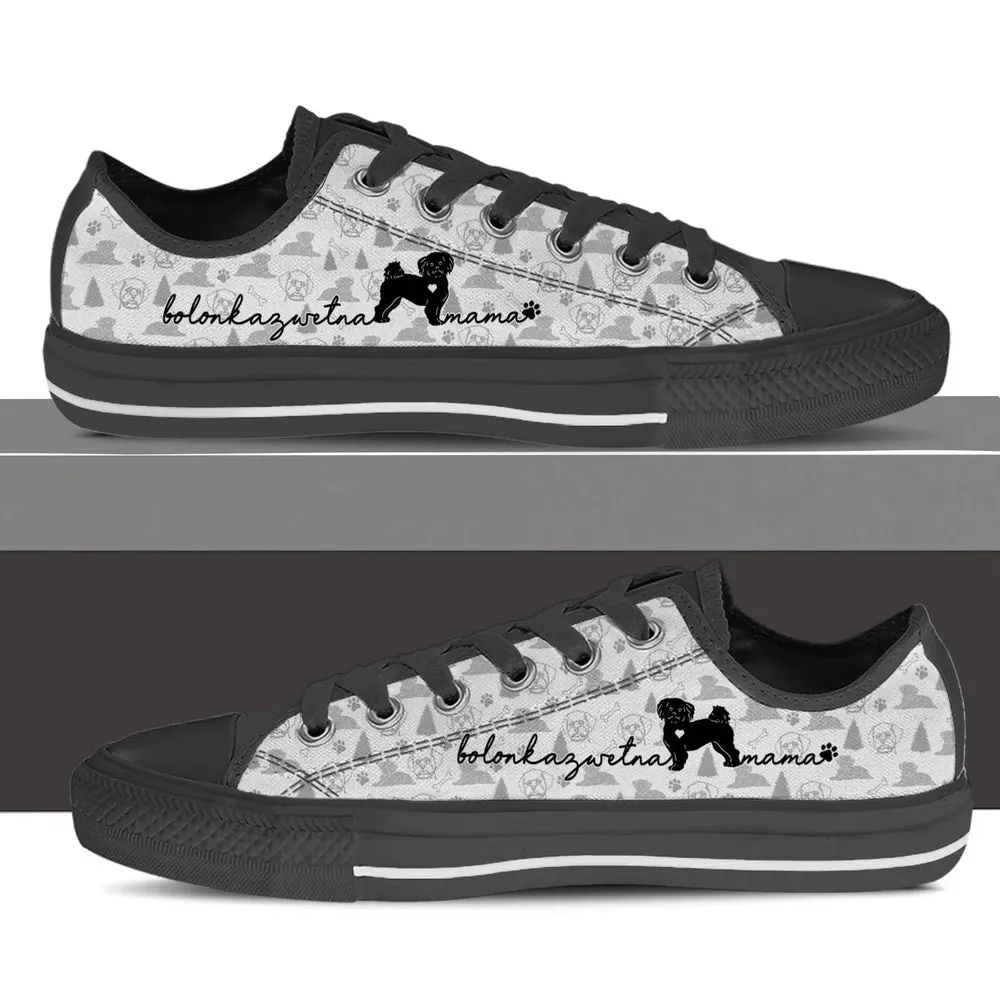 Bolonka Zwetna Low Top Shoes, Dog Printed Shoes, Canvas Shoes For Men, Women