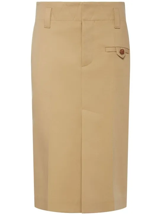 Bottega Veneta   Cotton canvas skirt 