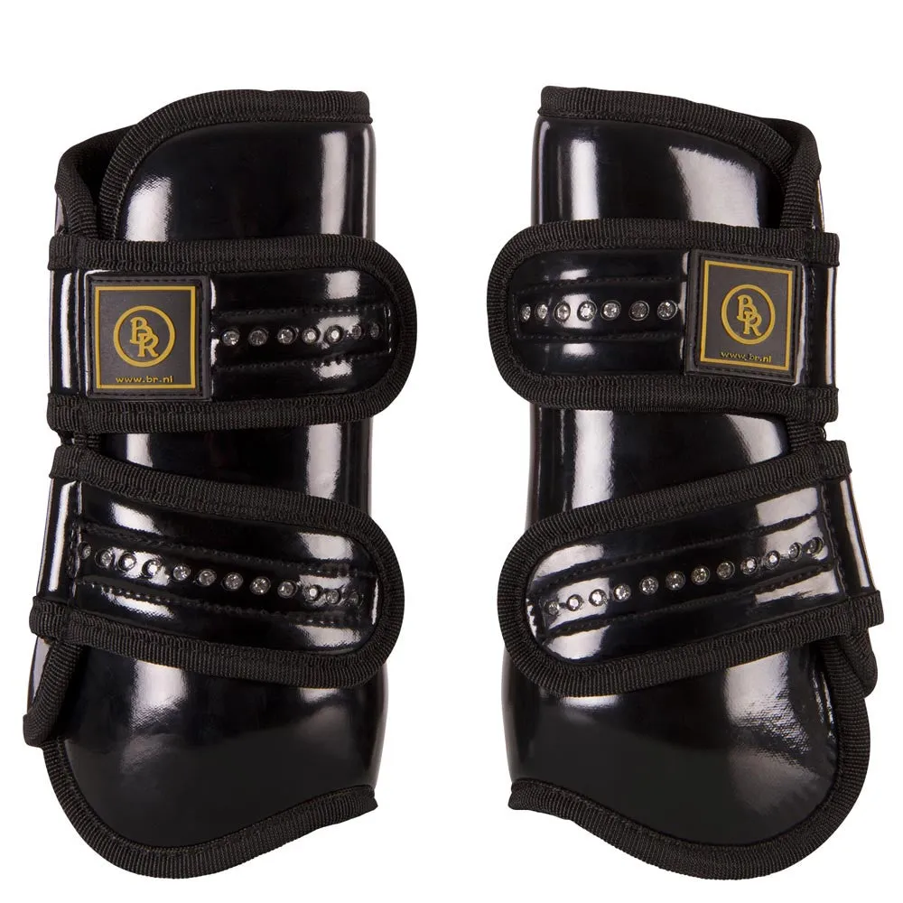 BR Equestrian Glamour Lacquer w/ Crystals Tendon Boots - Pro Max