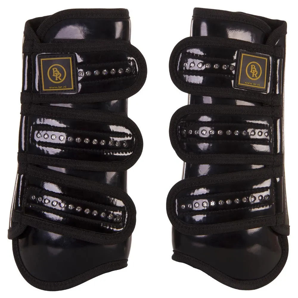 BR Equestrian Glamour Lacquer w/ Crystals Tendon Boots - Pro Max