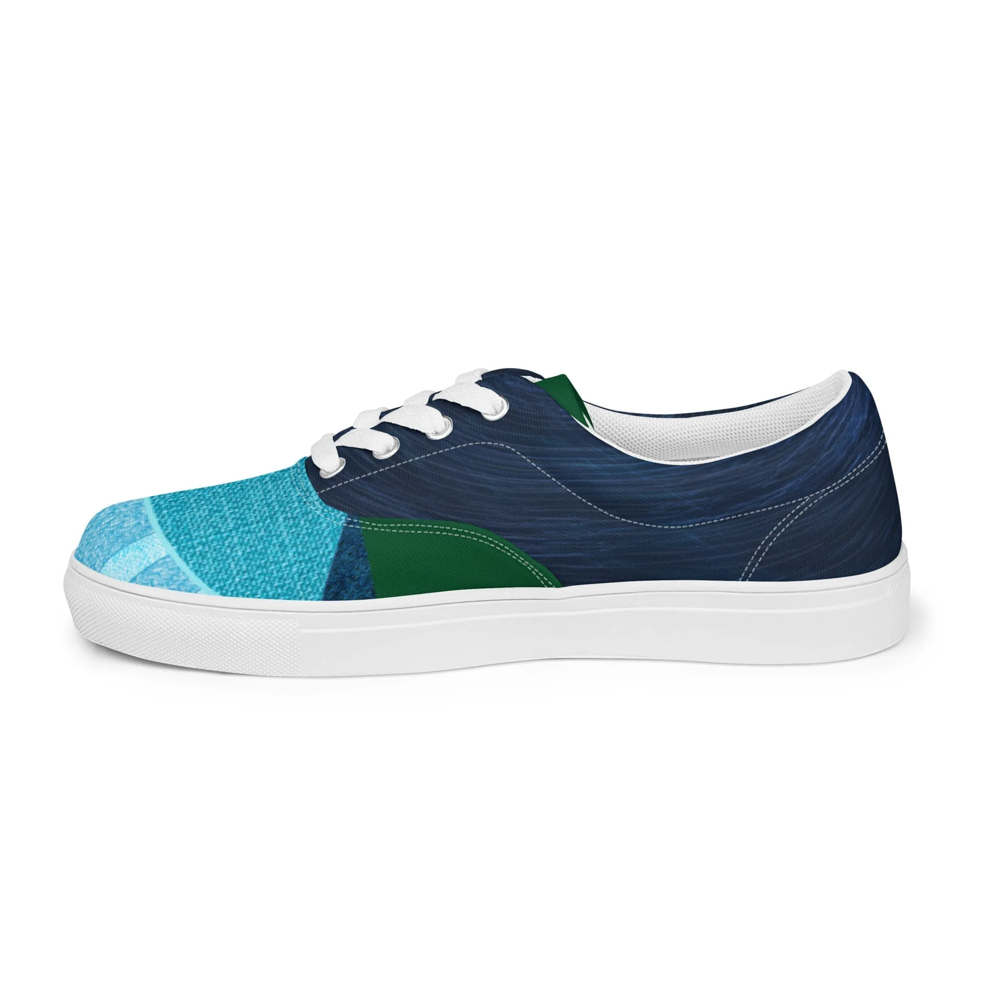 Breezy Fiesta Women’s Canvas Lace-Up Sneakers