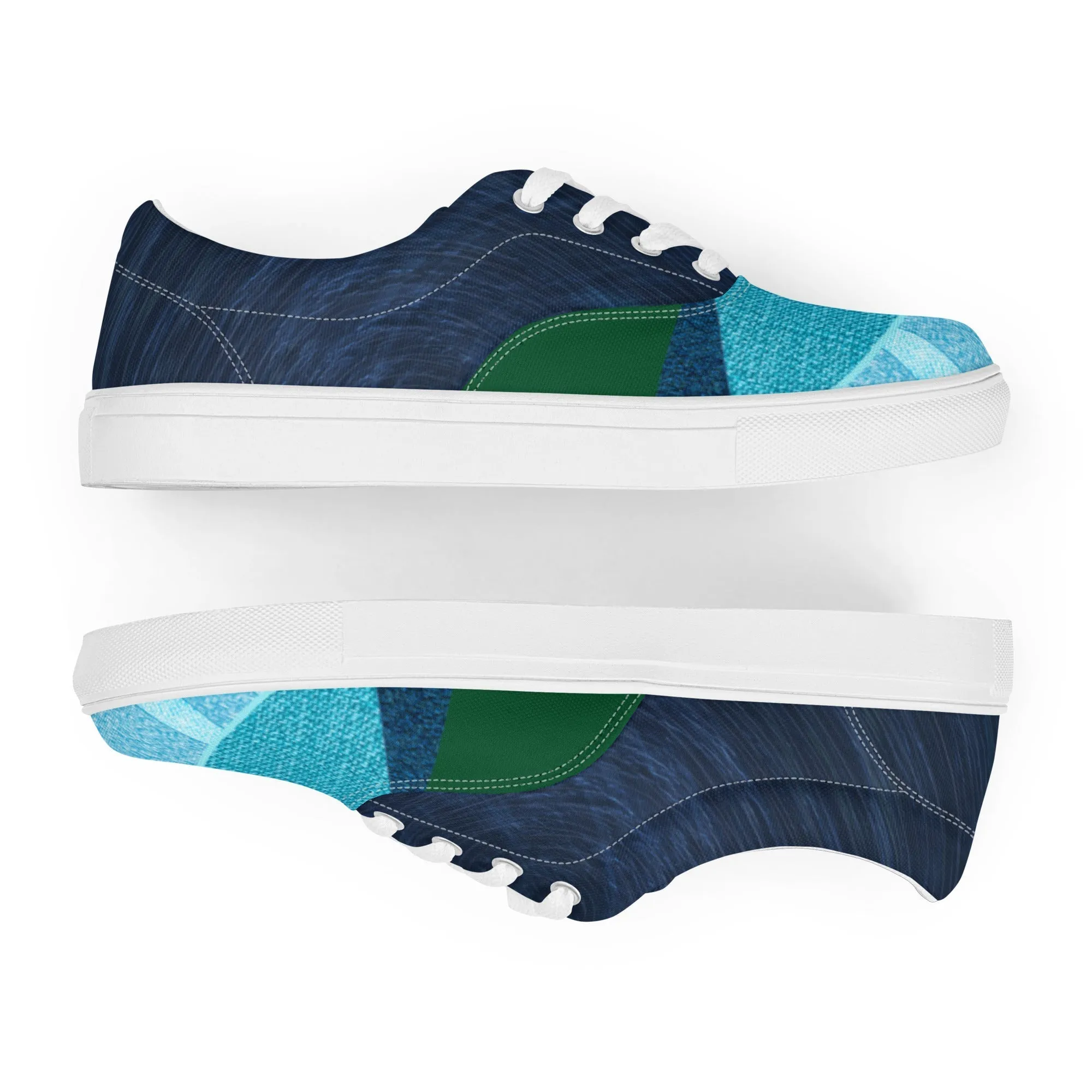 Breezy Fiesta Women’s Canvas Lace-Up Sneakers