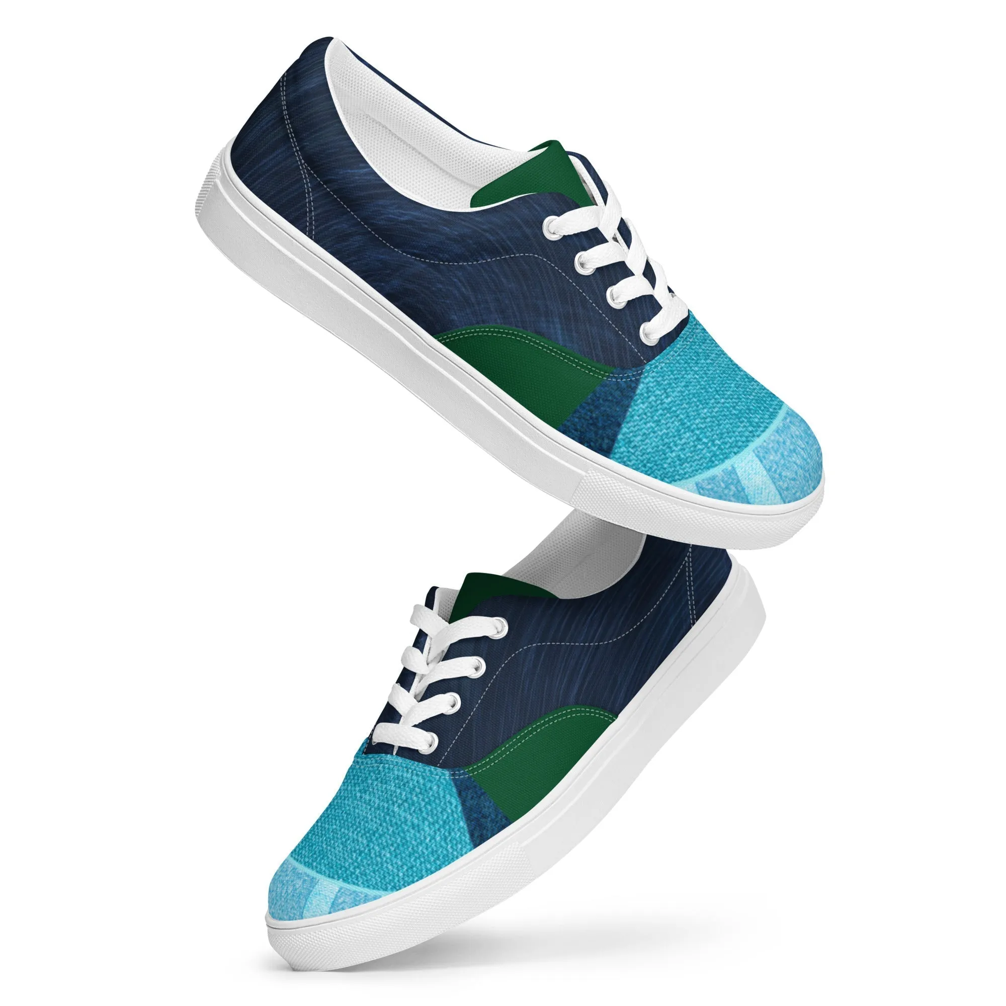 Breezy Fiesta Women’s Canvas Lace-Up Sneakers