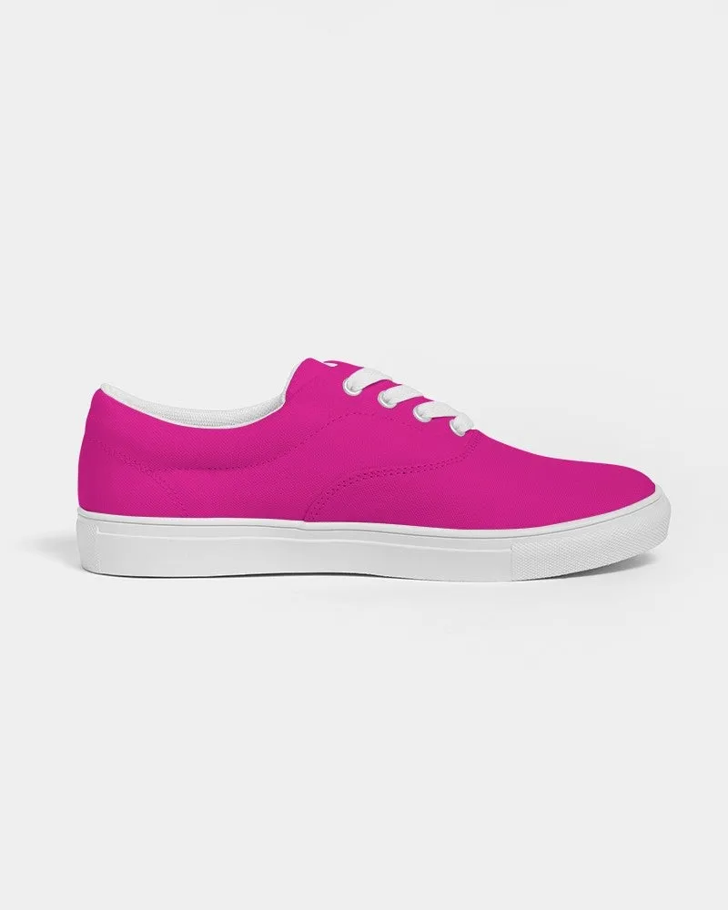 Bright Magenta Women's Canvas Sneakers | Women's | Bright Pure Magenta | C0M100Y0K0