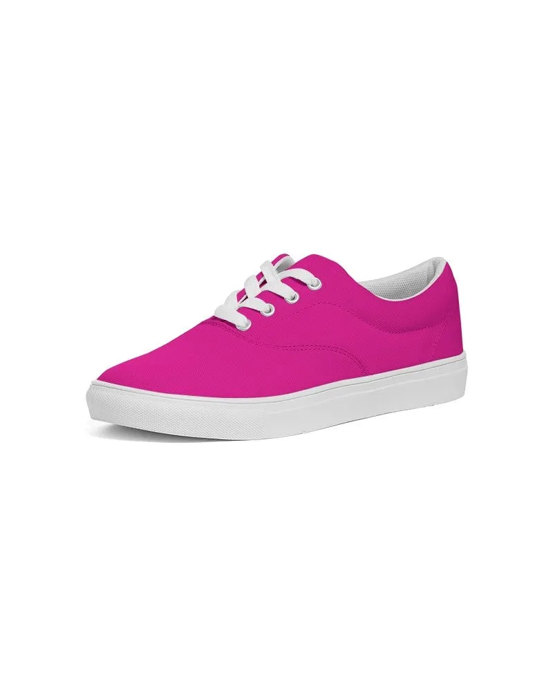 Bright Magenta Women's Canvas Sneakers | Women's | Bright Pure Magenta | C0M100Y0K0