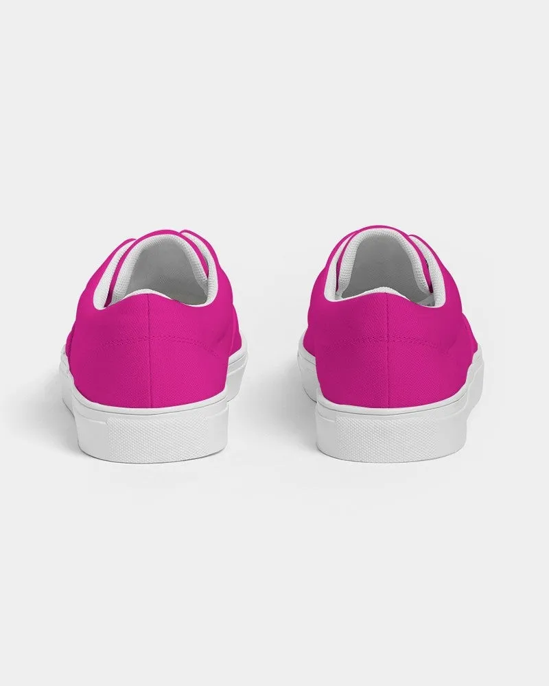 Bright Magenta Women's Canvas Sneakers | Women's | Bright Pure Magenta | C0M100Y0K0