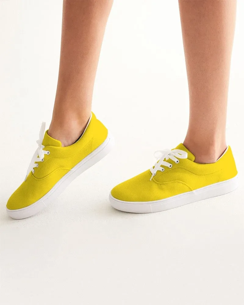 Bright Yellow Women's Canvas Sneakers | Women's | Bright Pure Yellow | C0M12Y100K0