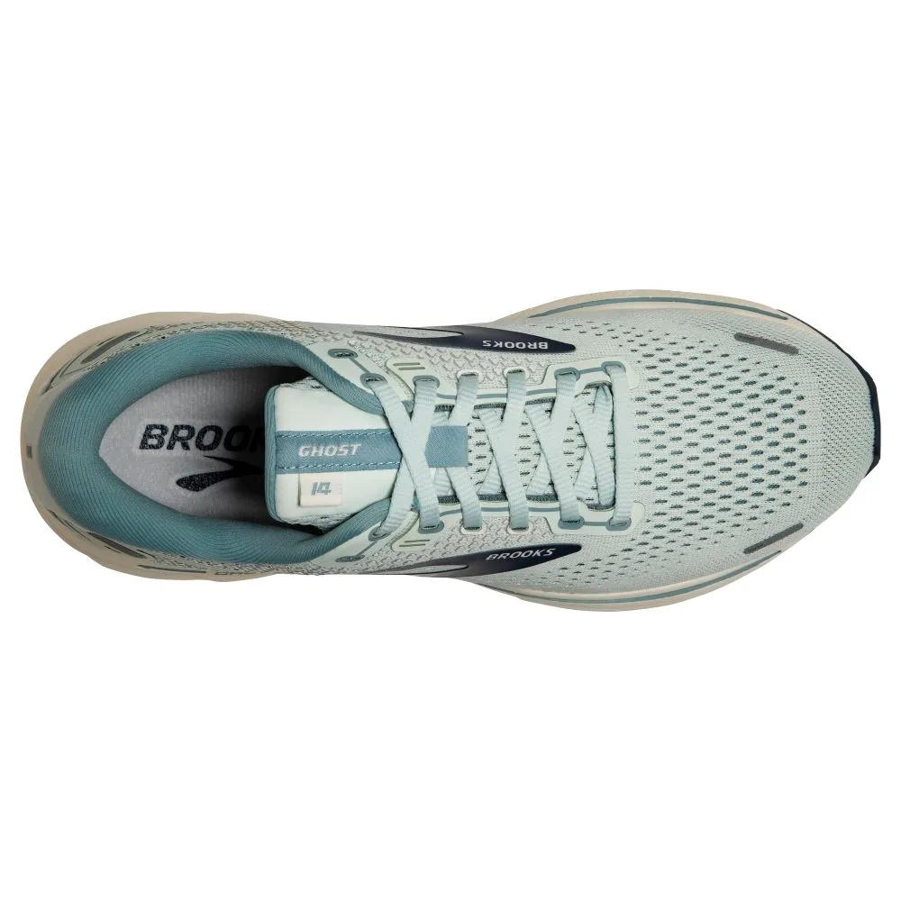 'Brooks' Women's Ghost 14 - Aqua Glass / Whisper White / Navy