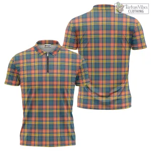 Buchanan Ancient Tartan Zipper Polo Shirt