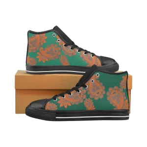 Buy Women Big Size Mandala Print Canvas High Top Shoes at TFS