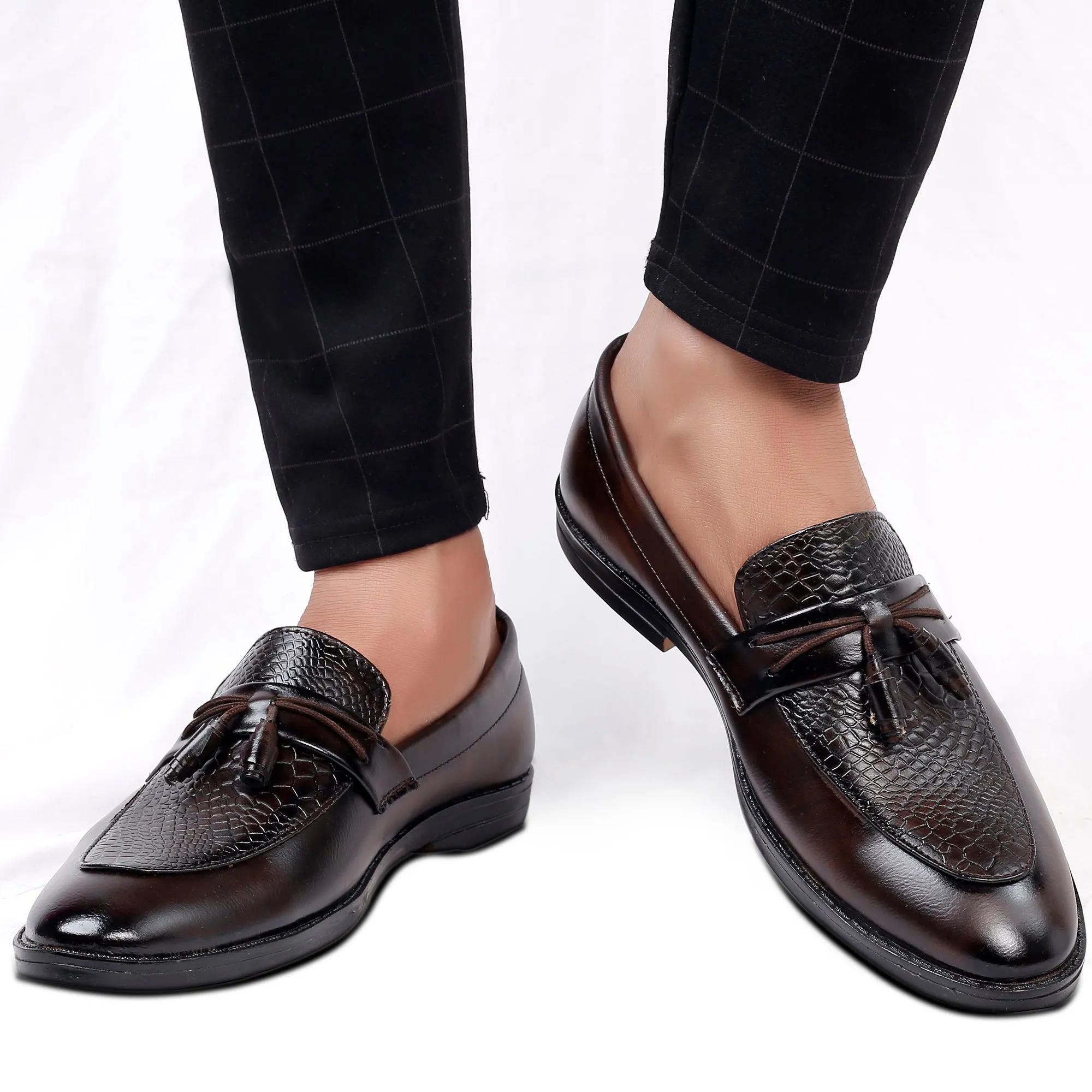 Bxxy's Party Wear Premium Range Tassel Formal Slip-ons for Men