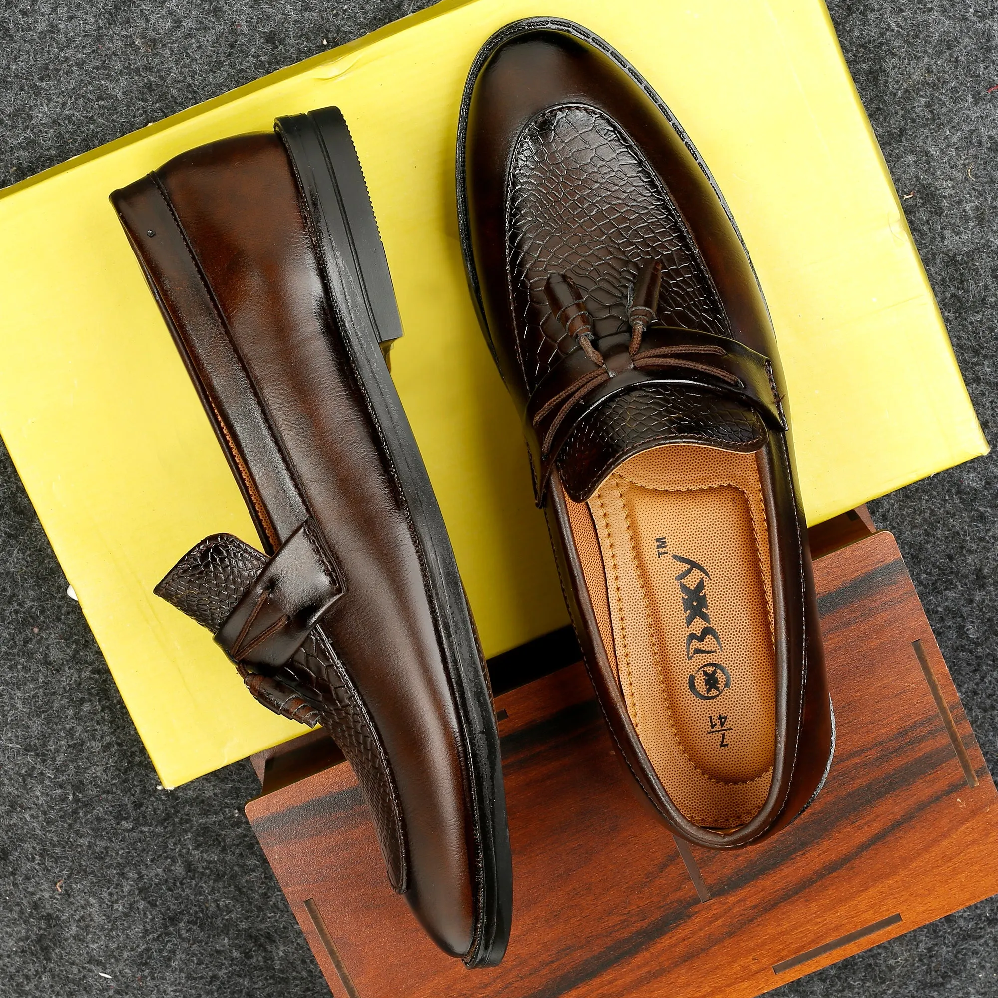 Bxxy's Party Wear Premium Range Tassel Formal Slip-ons for Men