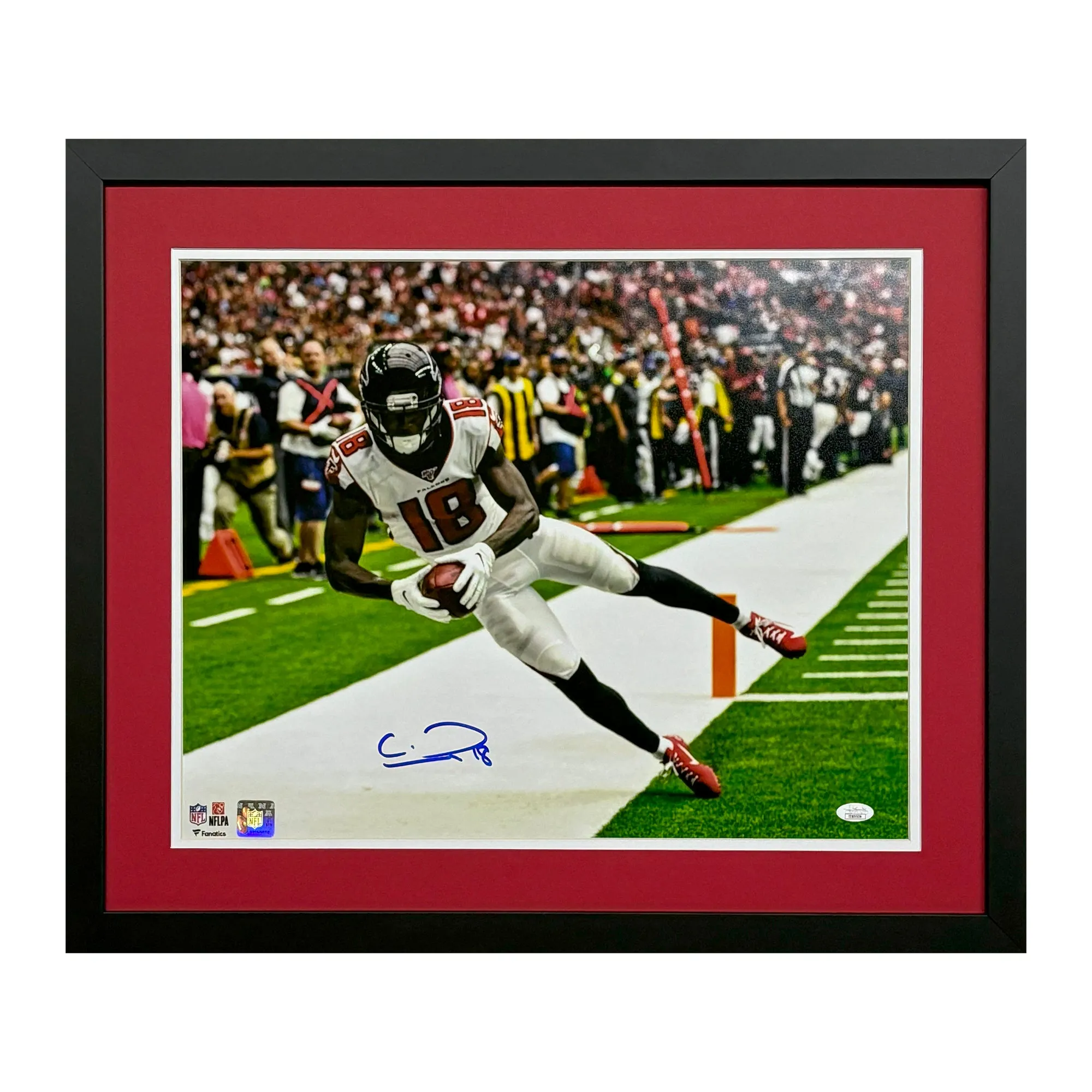 Calvin Ridley Signed Atlanta Falcons Framed 16x20 Photo