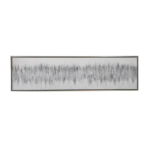 Canvas Art - Gray Abstract Framed Wall Art Decor