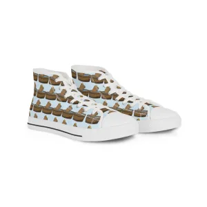 Capybara Men's High Top Sneakers