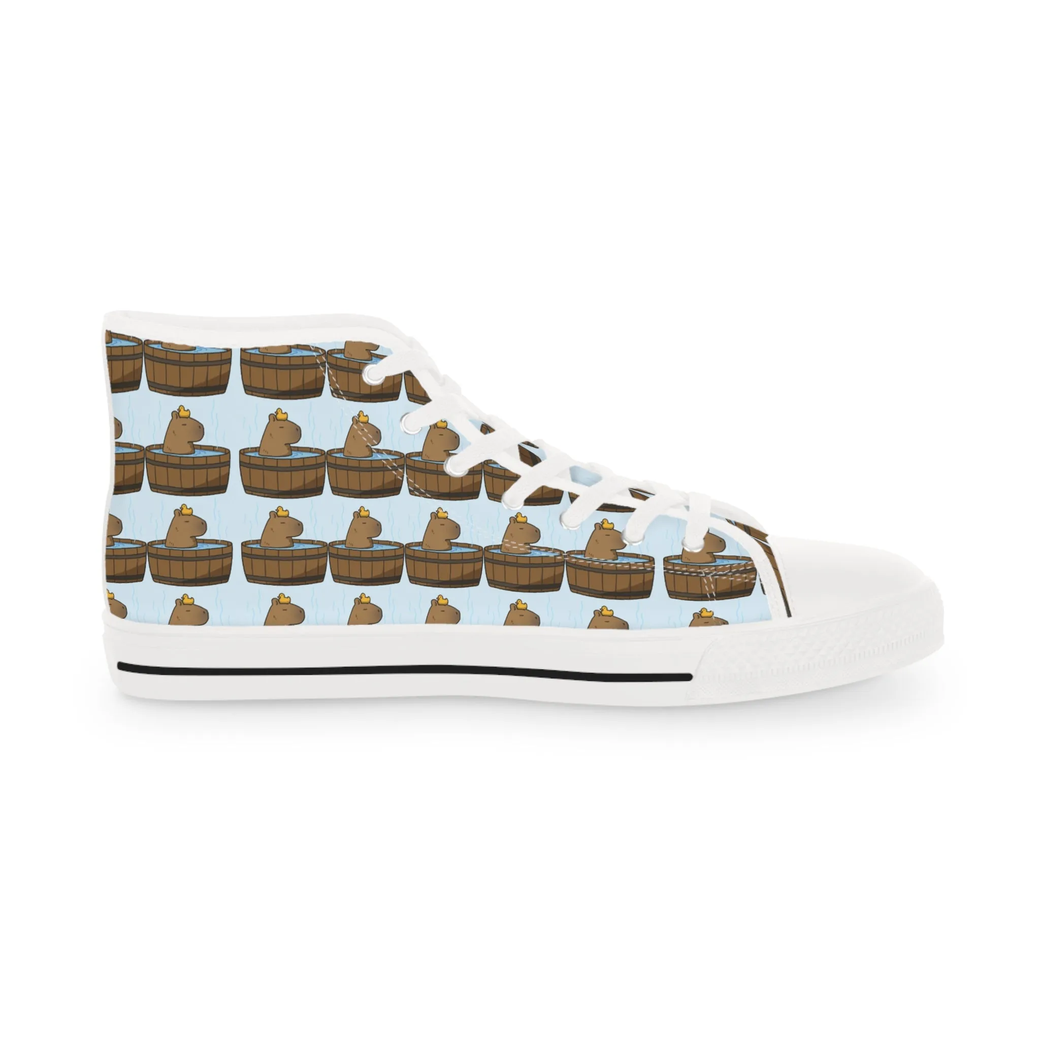 Capybara Men's High Top Sneakers