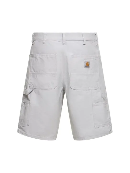 Carhartt WIP   Dearborn canvas single-knee shorts 