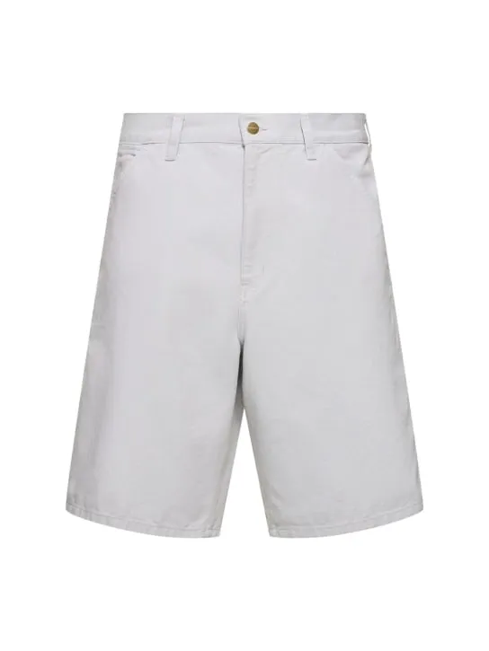 Carhartt WIP   Dearborn canvas single-knee shorts 