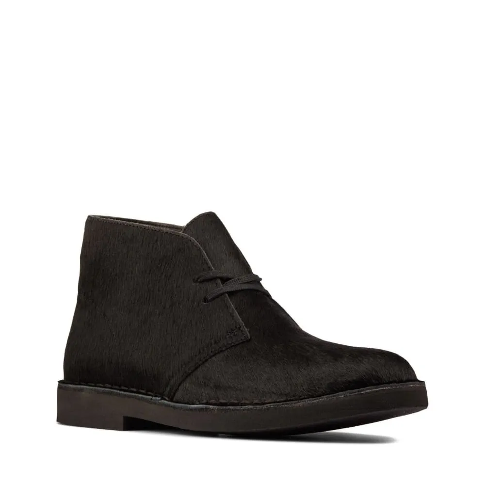 Clarks Originals Desert Boots Women's Black Suede 26162532