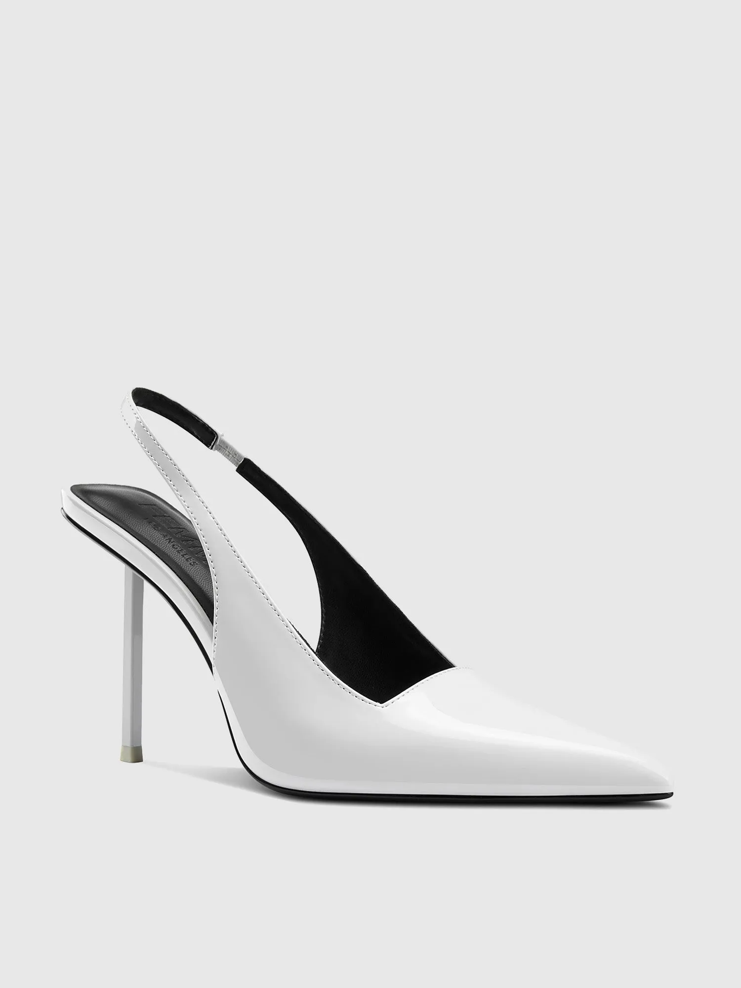 Clearance G63 Slingback - Patent White