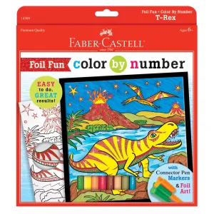 Color by Number T-Rex Foil Fun - #14309