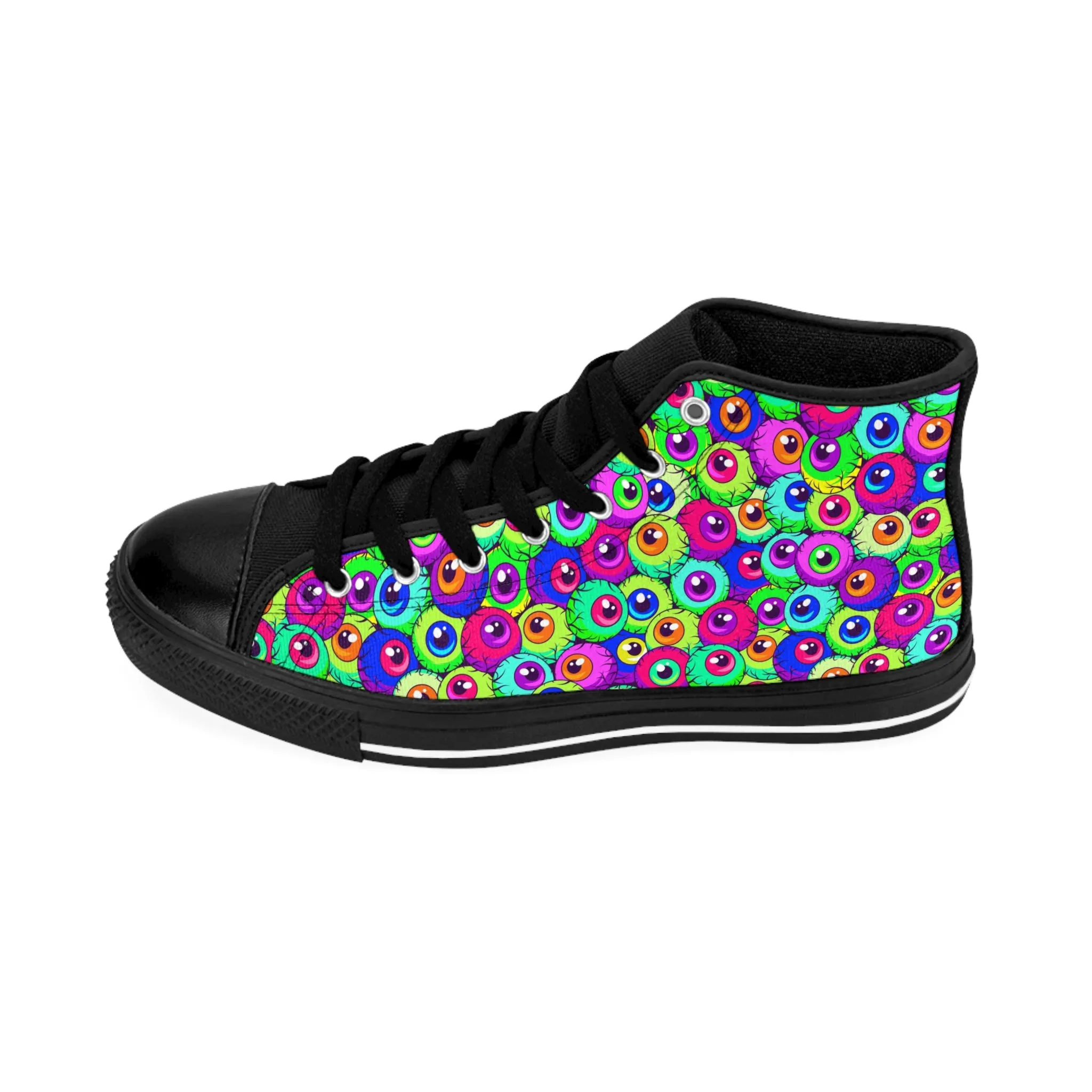 Colorful Eyeballs Women's Classic Sneakers