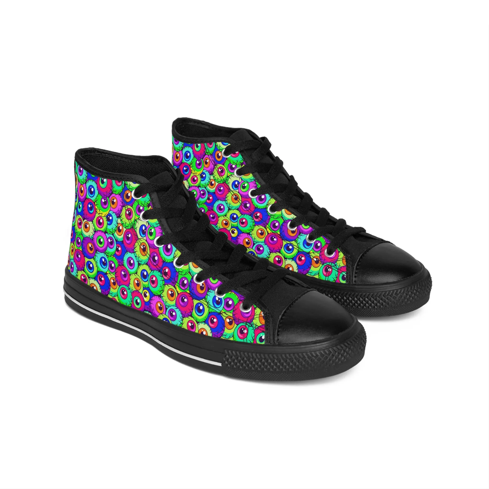 Colorful Eyeballs Women's Classic Sneakers