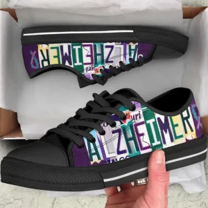 Conquer Alzheimer S With Low Top Shoes, Low Top Sneaker, Low Top Canvas Shoes