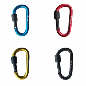 Coral Screwgate Accessory Carabiner - 8cms - Pack of 4