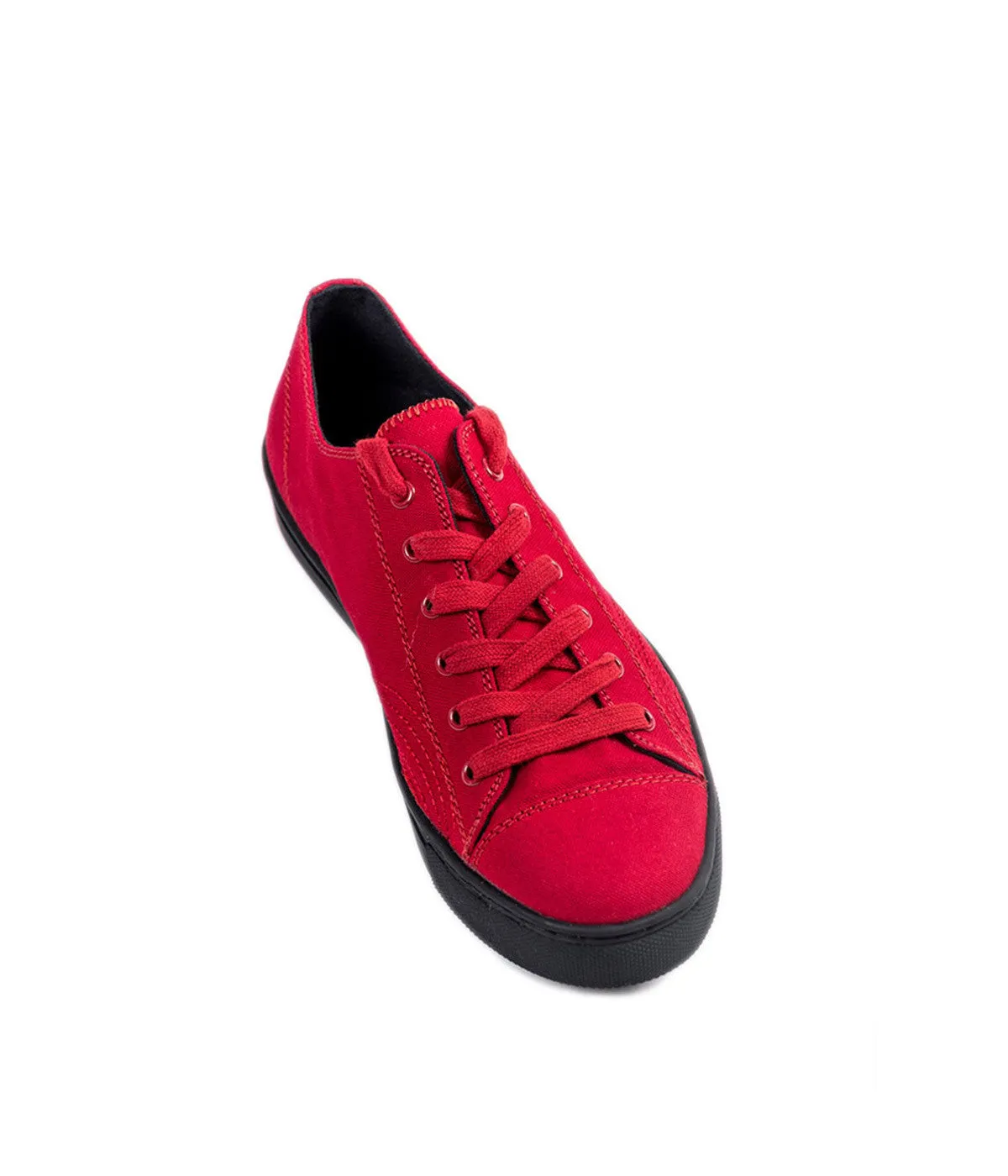 Cotton & Natural Rubber Low Top Sneakers