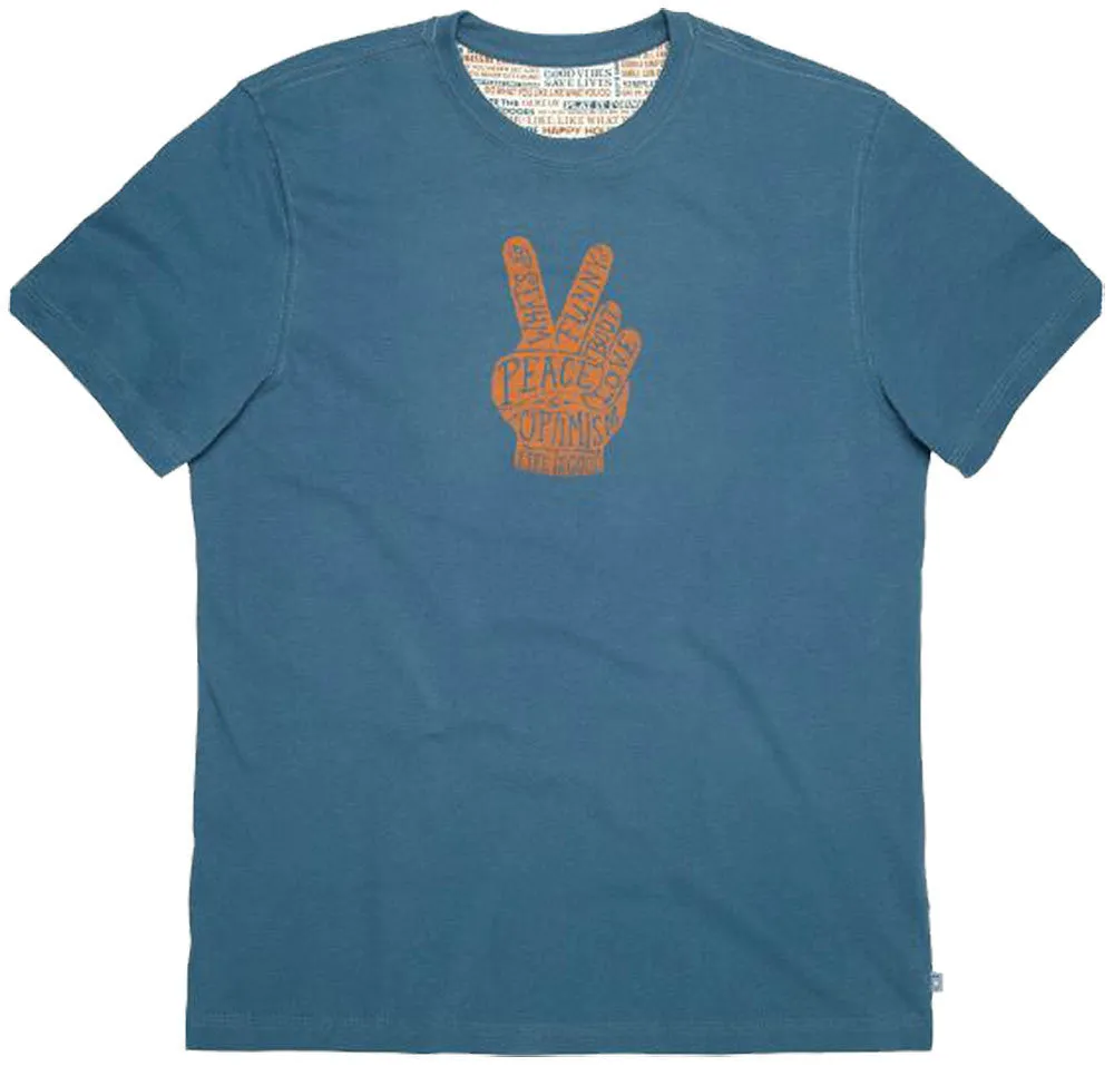 Creamy Love/Peace/Optimism T-Shirt by Life is good