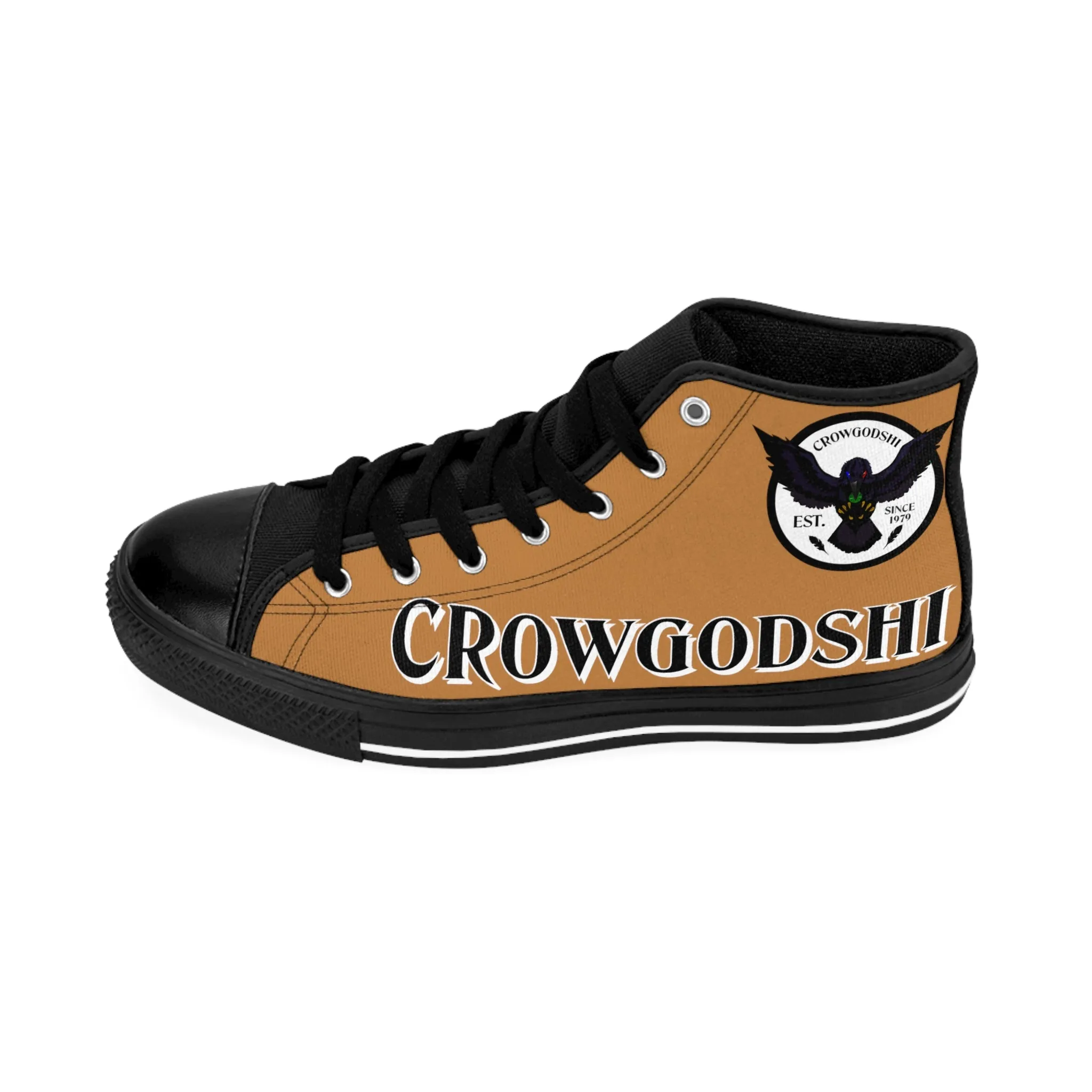 Crowgodshi High-Tops, LIGHT BROWN