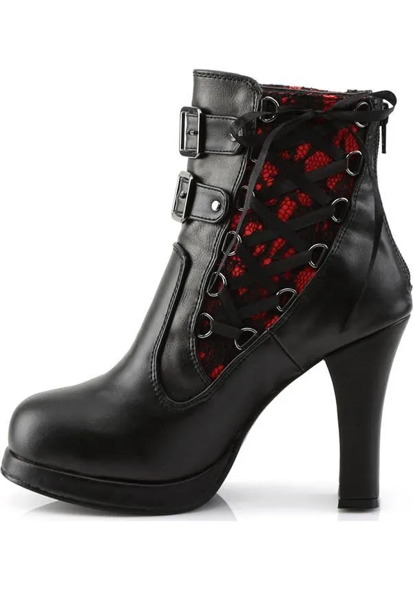 CRYPTO-51 [Black/Red] | BOOTS [IN STOCK]