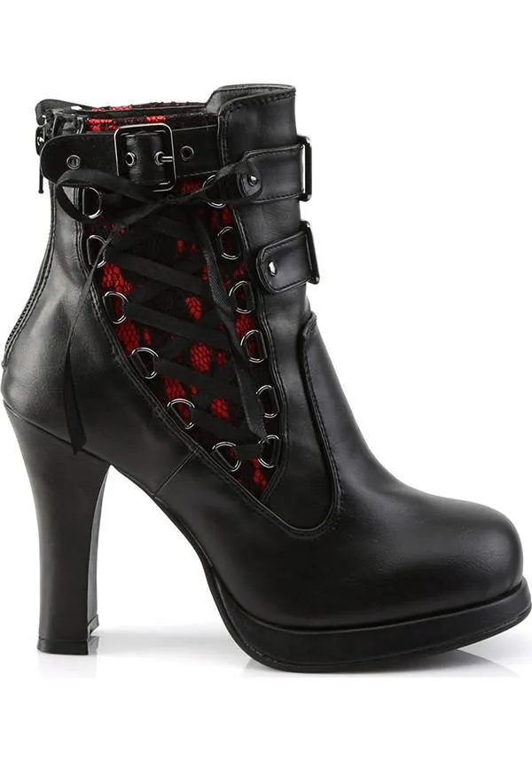 CRYPTO-51 [Black/Red] | BOOTS [IN STOCK]