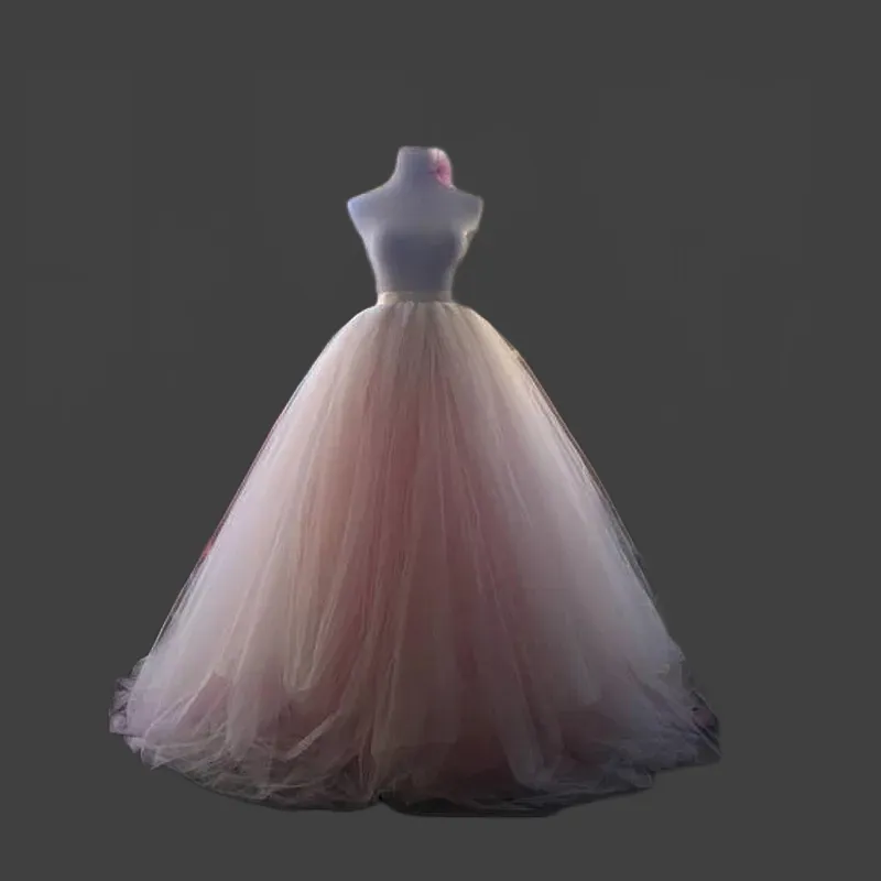 Custom Tulle Full Ball Gown Wedding Skirt All Sizes/Colors