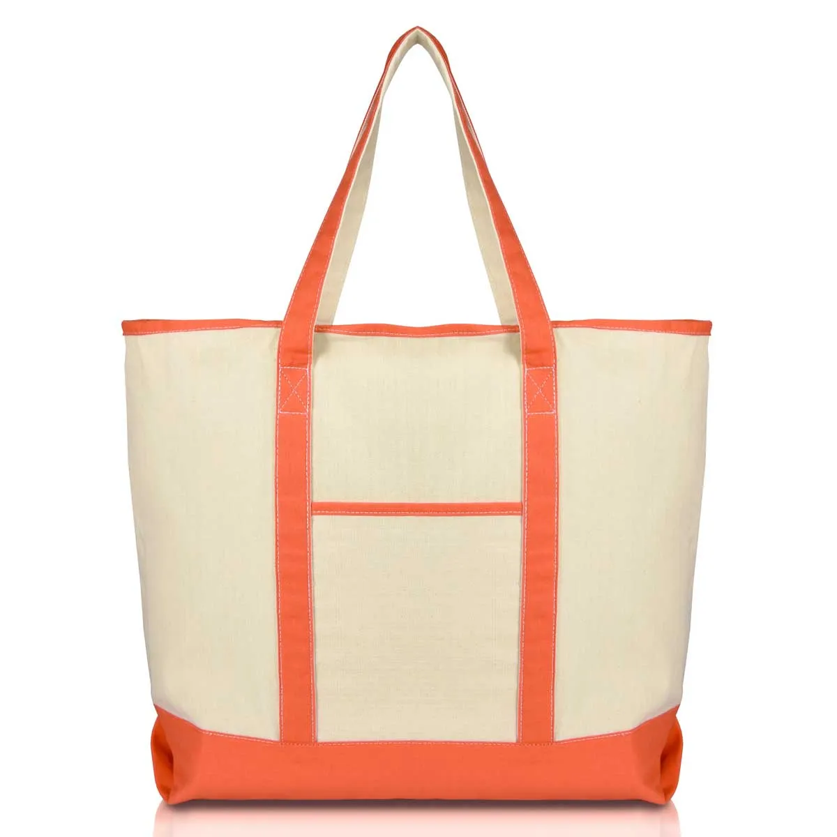 Dalix 22" Soft Canvas Tote Bag