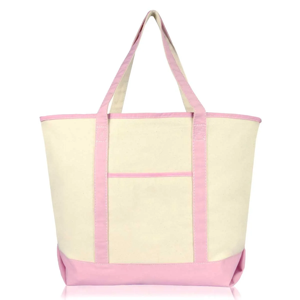 Dalix 22" Soft Canvas Tote Bag